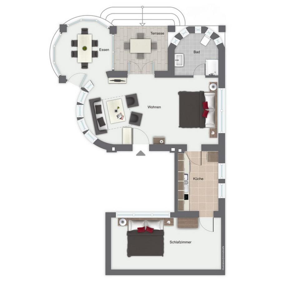 Strandvilla Krabbe Wohnung 04 ボルテンハーゲン エクステリア 写真